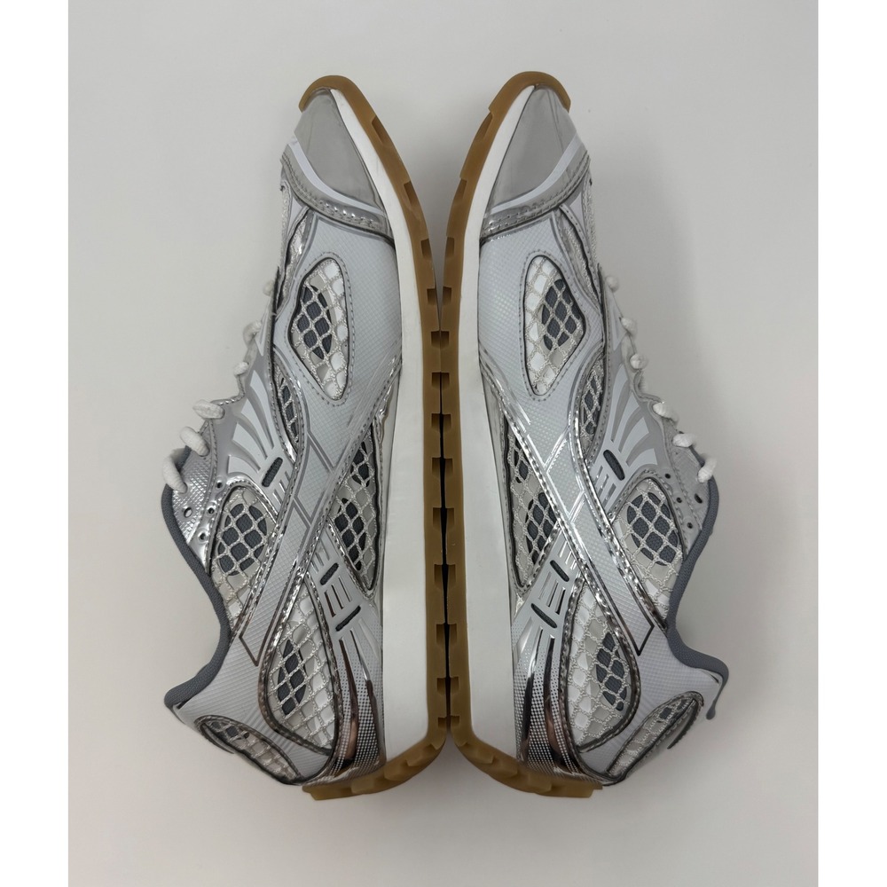 Bottega Veneta Orbit Sneaker White/Silver Size 9 US 42 EU - Picture 4 of 8